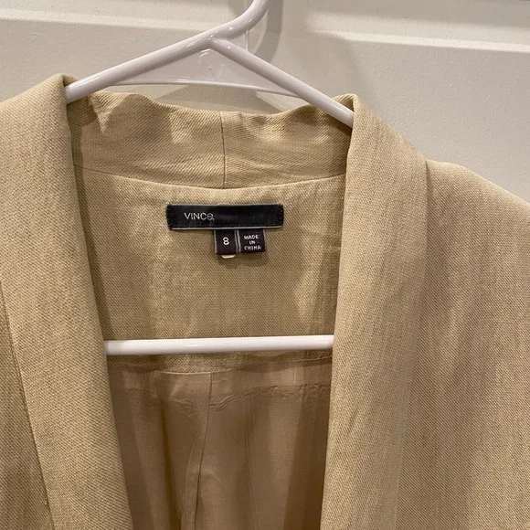 Vince Beige Open Blazer - Picture 4 of 10